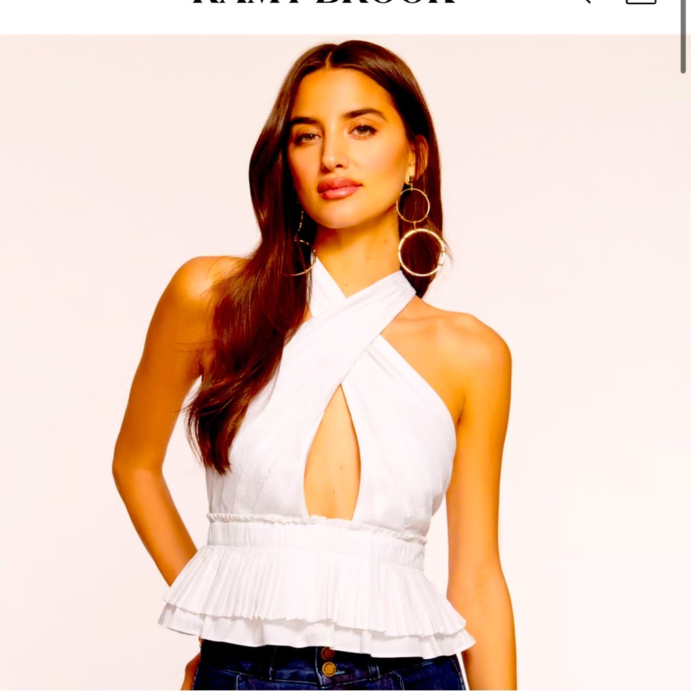 Ramy Brook Grace Cutout Tank Top